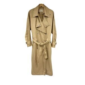 Free People We The Free Classic Long Trench Coat Minimalist Womens Tan Medium
